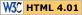 Logo HTML 4.01